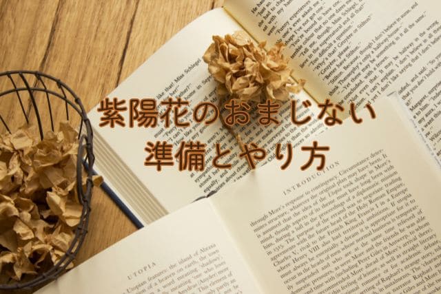 紫陽花のおまじない｜準備とやり方